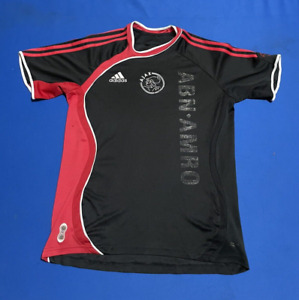 Adidas Ajax Adult Soccer Jersey 2006 Away Jersey Shirt Black Medium 