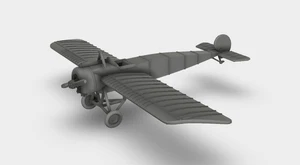 Fokker E.III E3 Jagdflugzeug Eindecker 1915 WW1 Bausatz 3D Druck 1:100 - 1:35 - Bild 1 von 6