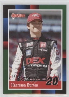 2021 Panini Donruss NASCAR Retro 1988 Green /99 Harrison Burton #179 - Image 1 of 2