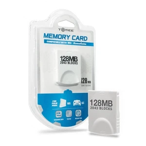 Tomee Memory Card 128MB for Wii GameCube - Foto 1 di 3