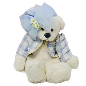 VTG 2000s Vicky Lougher Teddy Bear Hats Off To You Mom Mothers Day Collectible - Imagen 1 de 5