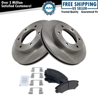 Комплект переднего тормоза и ротора подходит для Isuzu Axiom 2002-2004 годов выпуска - Изображение 1 из 4