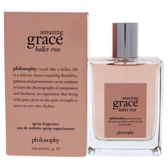 Philosophy Amazing Grace Ballet Rose Eau De Toilette Spray 4 oz/120 ml Nuevo Sellado Foto 1 de 1