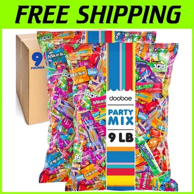 Mezcla de dulces a granel de 9 libras - Surtido de golosinas envueltas individualmente para cada ocasión Foto 1 de 4
