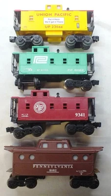 Lionel Cabús Tren Coche Lote De (4) Union Pacific Atlántico Coast Railroad - - Imagen 1 de 4