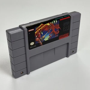 Super Nintendo SNES Super Metroid Cartridge Only. Mint label. Read description. - Picture 1 of 9