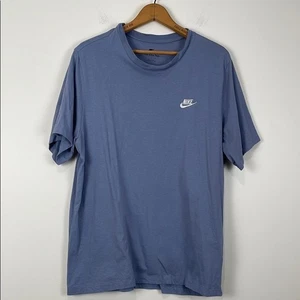 Camiseta Nike Hombre XL Azul Manga Corta Logo Delantero - Imagen 1 de 6