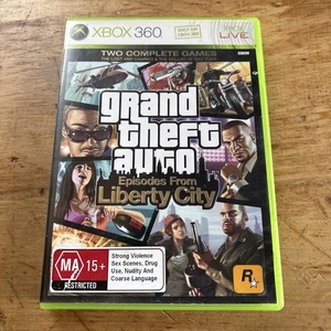 Grand Theft Auto Episodes From Liberty City Xbox 360 Booklet & Poster Free Post - Picture 1 of 8