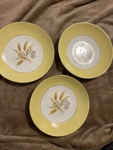 Century Service Vintage Autumn Gold Wheat Serving Bowl 8 -3/4" 3 BOWLS - Picture 1 of 10
