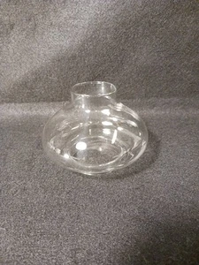 Hurricane Kerosene Lamp Mushroom Shape Glass Chimney 3 1/4" Tall, 2 1/4" Base - Picture 1 of 7