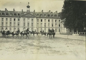 France Saumur army cavalry Horse riders Training Exercises 2 Old Photos 1912 - Imagen 1 de 3