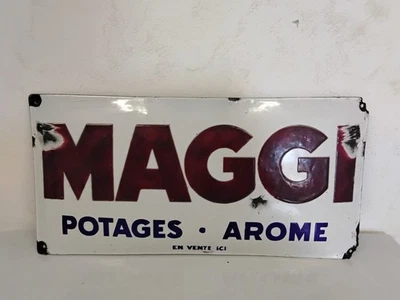 Plaque Émaillée Publicitaire MAGGI - Photo 1/4