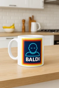 BALDI Ceramic Coffee Mug - White - Picture 1 of 6