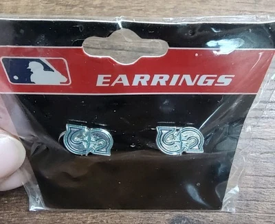 PSG Team Logo Stud Pierced Earrings Seattle Mariners J58 - Image 1 of 3