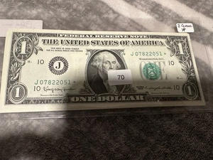 8 Consecutive 1963 $1 Star Notes - Picture 1 of 2