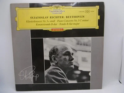 Beethoven, Piano Concerto No 3, Richter DGG RED Stereo 138 848 LP, 12" 1 / 1963 - Bild 1 von 4