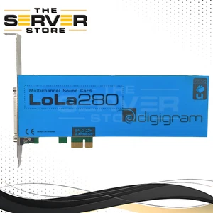 Digigram LOLA280 8-Ch HD Audio Recording SCSI PCIe x1 Card CU192800104 LOLA280 - Picture 1 of 4