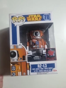 Funko POP! Figura Vinilo Star Wars Caja Azul R2-L3 #78 Comic Con Alemana - Imagen 1 de 2