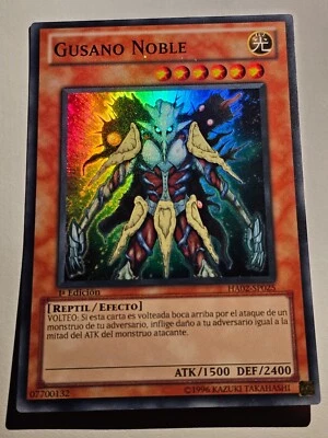 Worm Noble●YUGIOH●HA02●SUPER RARE●SPANISH●1st EDITION●NM●Y40 - Image 1 of 2