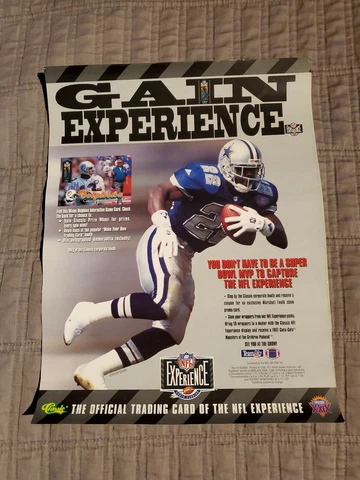 Emmitt Smith Nfl Experience Gain Classic Super Bowl Xxix Promo poster miami, fl Cover