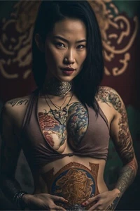 Gorgeous Enchanting Asian Woman 8x10 Art Print 724156690 - Picture 1 of 1