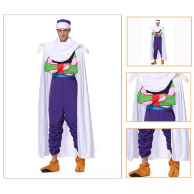 Dragon Ball Z Piccolo Adult Costume Pikkoro Junia Suit Anime Halloween Cosplay - Image 1 of 4