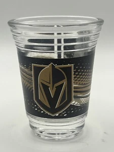 Vegas Golden Knights Schnapsglas 2 oz rund NHL Sport Hockey Fan Grafik NEU - Bild 1 von 3