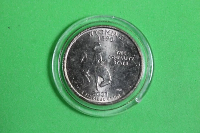 2007 - P Mint - Wyoming State Quarter P00375 - Image 1 of 2