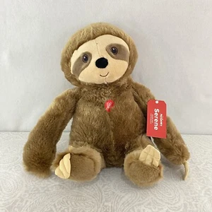 Petsmart Serene 12" Brown Sloth Plush Collectable Dog Toy Squeaks 2021 New - Picture 1 of 11