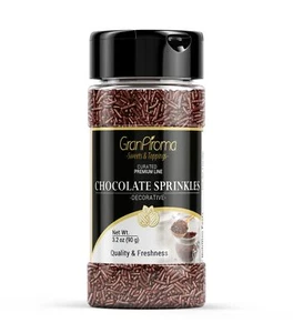 Chocolate Sprinkles 3.2 oz Decorative Cakes & Cupcakes - Picture 1 of 6