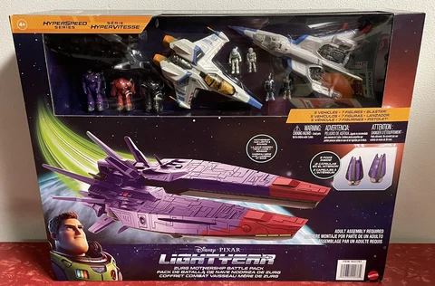 DISNEY PIXAR LightYear Zurg Mothership Battle Pack HyperSpeed Series Brand New Cover