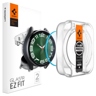 Galaxy Watch 6 Classic 43mm / 47mm Screen Protector | Spigen [GlasTR EZFIT] 2P - Image 1 of 2