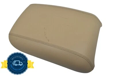 Mercedes R350 2006-2012 consola central delantera cuero beige reposabrazos tapa OEM Foto 1 de 4