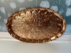 Arts And Crafts Copper Serving / Drinks Tray Repoussé Hand Hammered Art Nouveau