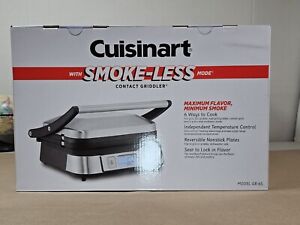 Cuisinart GR-6S Contact Griddle W/ Smoke-Less Mode 