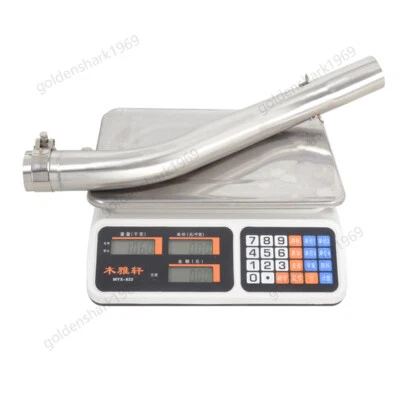 Puntas de escape de tubo de acero inoxidable deslizables punta de 51 mm para Honda CBR600F4i 2001-2007 Foto 1 de 4