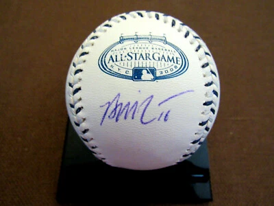 BRIAN MCCANN 2017 WSC ASTROS BRAVES YANKEES SIGNED AUTO 2008 A/S BASEBALL JSA  - Image 1 of 3