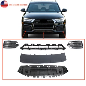 front bumper side grille skid plate splash shield 7pc for 2016- 18 SQ3 Q3 S-line - Bild 1 von 13