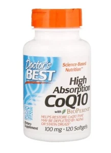 Doctor's Best coenzima Q10 con BioPerine 100 mg 120 cápsulas blandas - Imagen 1 de 1