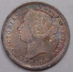 Better-grade 1900 10¢ Ten Cent CANADA VF+/XF #30 - Picture 1 of 5