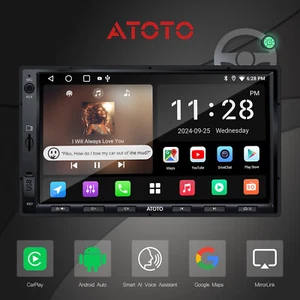 7" Doppel DIN Autoradio Wireless Apple Carplay Android HD Bildschirm GPS ChatGPT - Bild 1 von 9