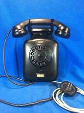 Telefono SIEMENS da parete in bachelite nera anni 40