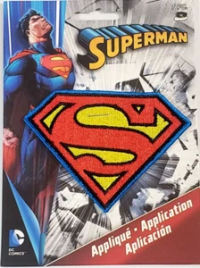 C&D Visionary DC Comics SUPERMAN LOGO Embroidered Iron-On Patch - Picture 1 of 2