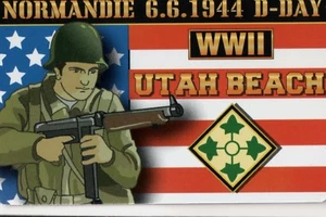 WW2 - Magnet - Normandie 6.6.1944 -Utah Beach - Picture 1 of 1