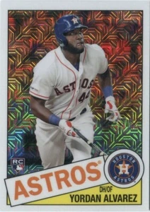 2020 Topps Series 1 Silver Pack 1985 Chrome Ref #85C-16 Yordan Alvarez Astros RC - Picture 1 of 1