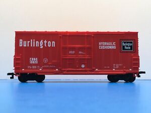 HO Scale Bachmann “Burlington” CB&Q 19820 High Cube Freight Train Box Car  #4
