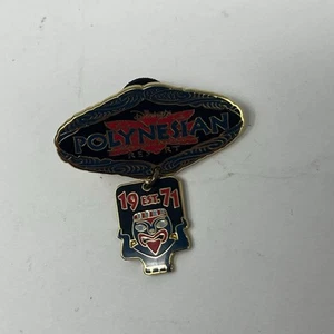 Disney 2001 Polynesian Resort Est. 1971 Pin Back Button Hawaii Hawaiian - Picture 1 of 4