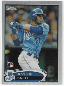 Topps 2012 cromo Irving Falu refractor RC #200 Kansas City Royals - Imagen 1 de 2