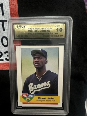 1994 Fleer ProCards Minor League - Michael Jordan #633 MINT 10 - Image 1 of 4