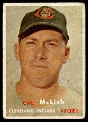 1957 Topps Cal McLish - RC Cleveland Indians #364 - Image 1 of 2